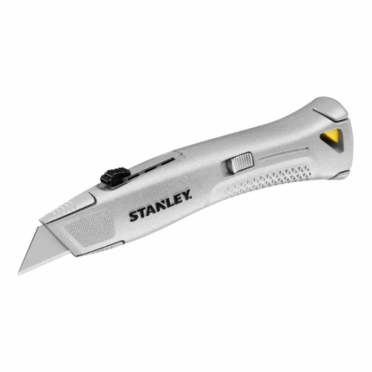 STANLEY HEAVY DUTY RETRACTABLE TRADE KNIFE (SILVER)