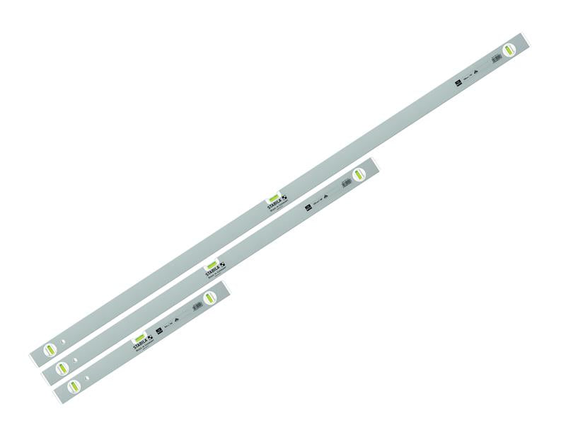 Stabila 80U2 Traditional Spirit Level Pack 60cm, 120cm, 180cm