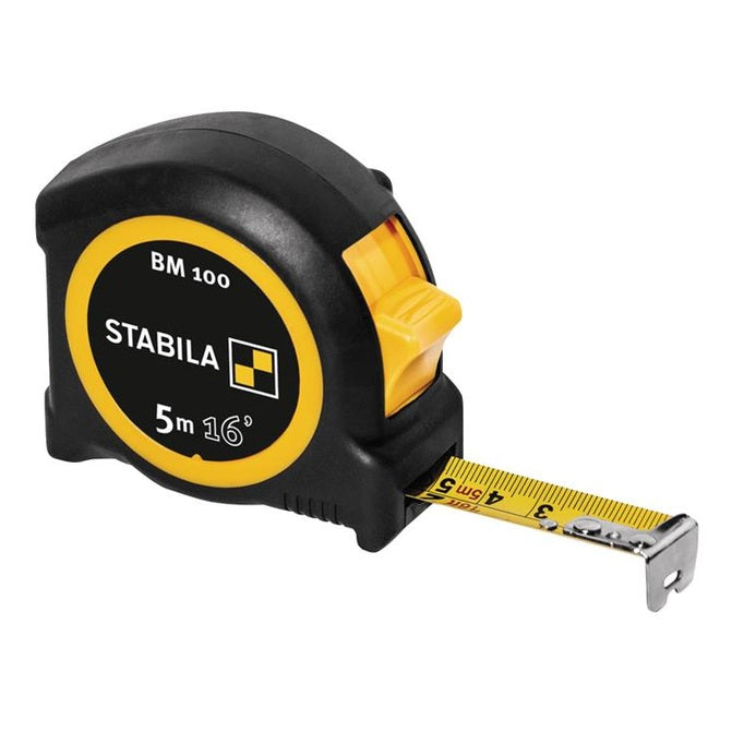 Stabila BM 100 Compact Pocket Tape 5m/16ft (Width 19mm)