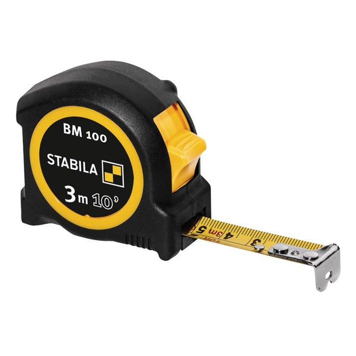 Stabila BM 100 Compact Pocket Tape 3m/10ft (Width 19mm)