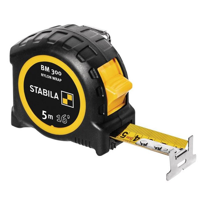 Stabila BM 300 Robust Pocket Tape 5m/16ft (Width 27mm)