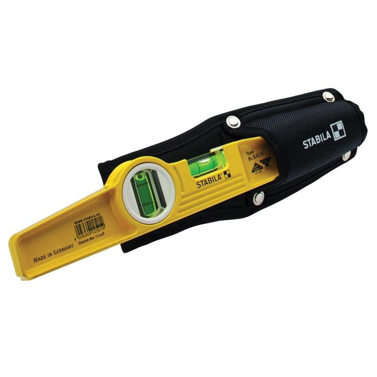 Stabila 81S-REM Rare Earth Magnetic Torpedo Level 25cm in Holster
