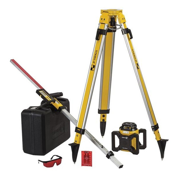 Stabila LAR 160 Rotation Laser Set, 7 Piece