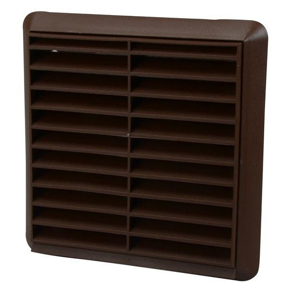 Stadium Louvred Terminal Vent, Brown 100mm
