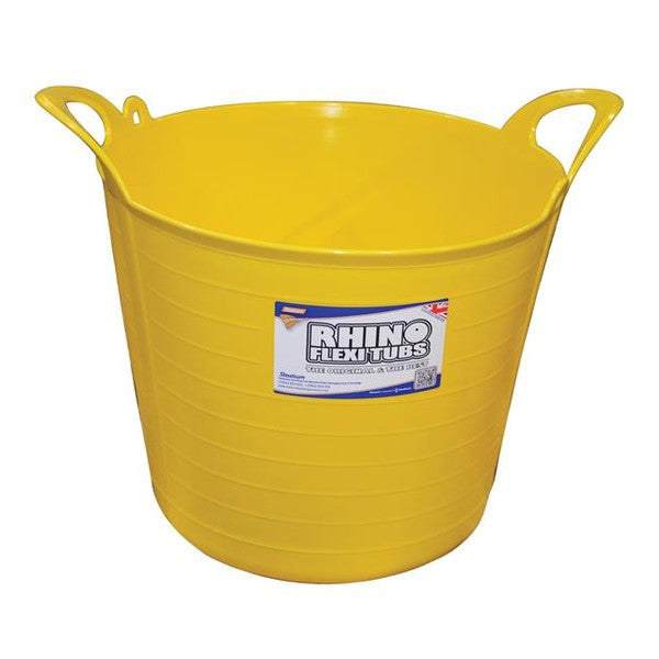 Stadium Flexi Tub, 12 litre Yellow - Watson Hire