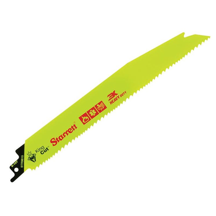 Starrett BTR9610-5 Bi-Metal King Cut™ Demolition Blade 228mm 6-10 TPI (Pack 5)