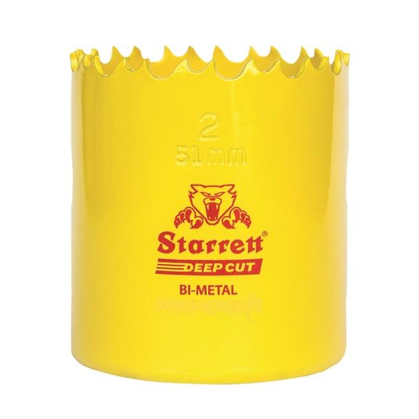 Starrett DCH0200 Deep Cut Bi-Metal Holesaw 51mm