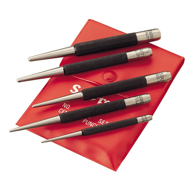 Starrett S117PC Centre Punch Set, 5 Piece