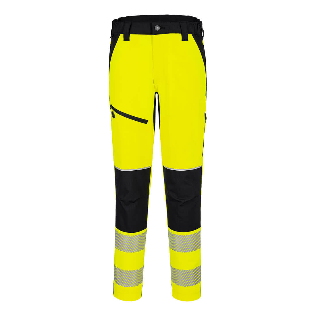 PORTWEST PW3 HI-VIS STRETCH TROUSERS