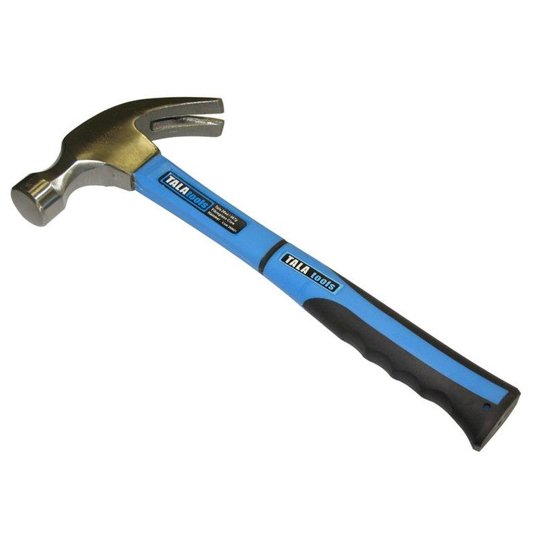 TALAtools Claw Hammer, Fibreglass Shaft 570g (20oz)