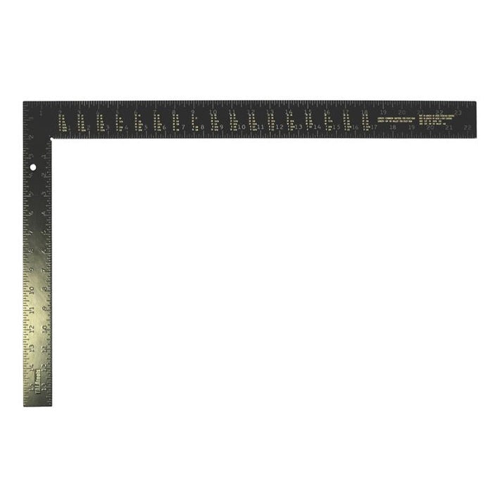 TALAtools Black Aluminium Carpenter's Square 400 x 600mm (16 x 23.1/2in)