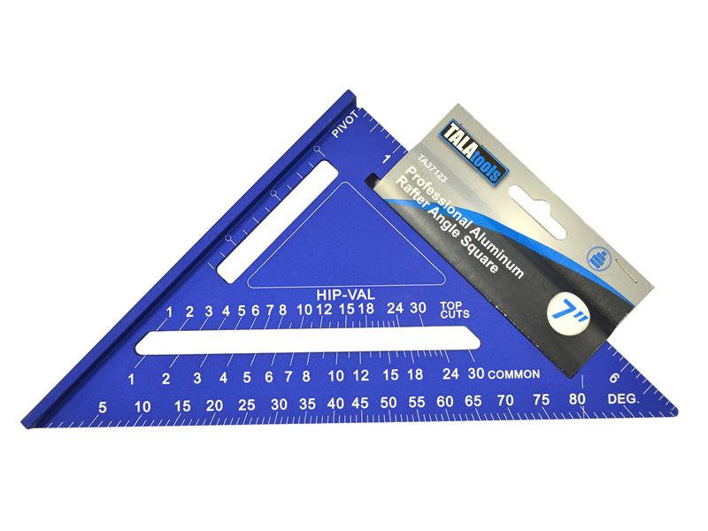 TALAtools Heavy-Duty Aluminium Rafter Square 175mm (7in)