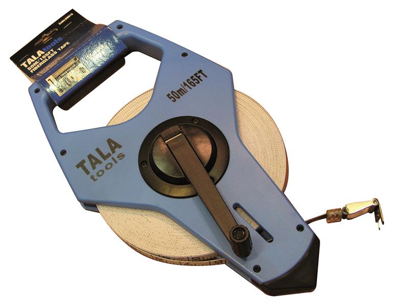 TALAtools Fibreglass Open Frame Tape 50m/165ft (Width 13mm)