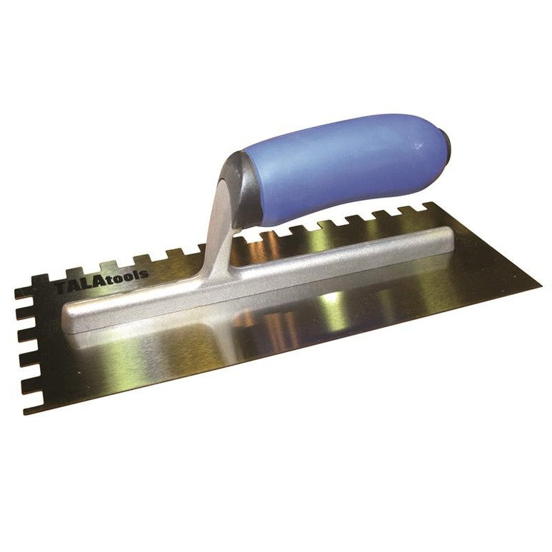 TALAtools 10mm Square Notched Trowel 11 x 4.1/2in