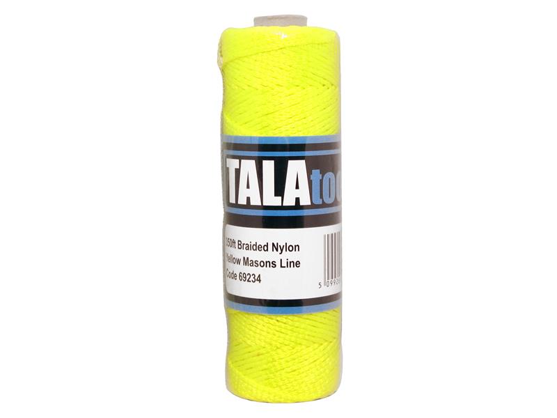 TALAtools Braided Mason's Line Yellow 106m (350ft)