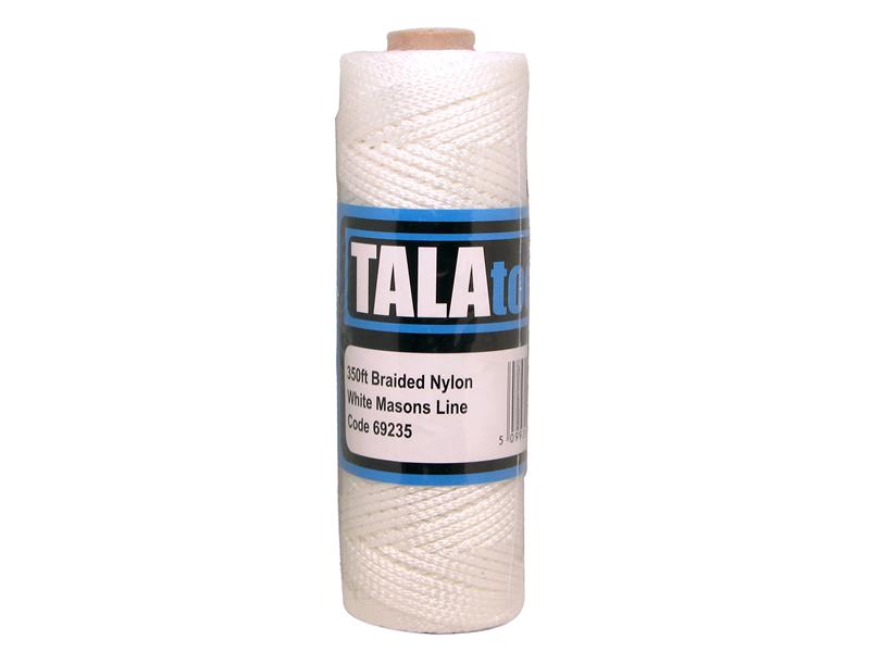 TALAtools Braided Mason's Line White 106m (350ft)