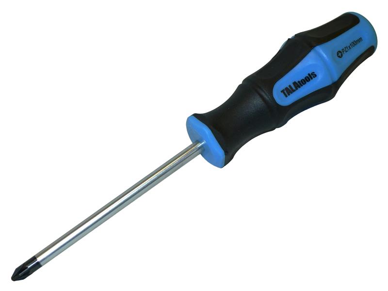 TALAtools Strike-Cap Pozidriv Screwdriver PZ1 x 100mm