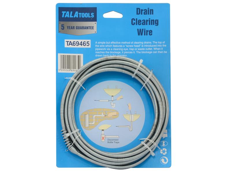 TALAtools Drain Cleaning Wire