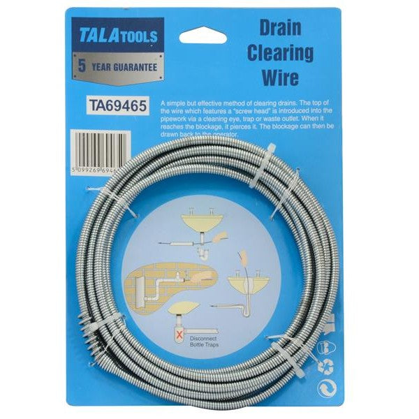 TALAtools Drain Cleaning Wire - Watson Hire