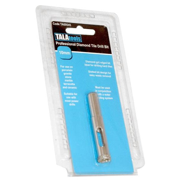 TALAtools Professional Diamond Tile Drill Bit 10mm - Watson Hire