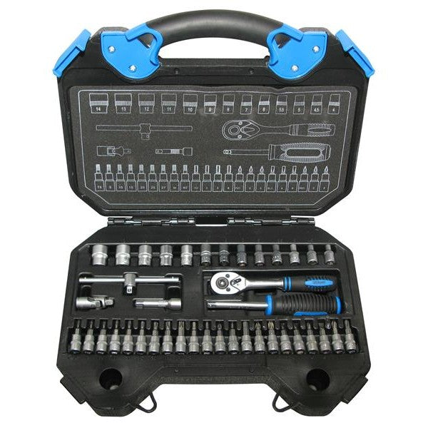 TALAtools 1/4in Drive Socket & Accessory Set, 40 Piece