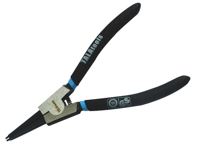 TALAtools Straight External Circlip Pliers 175mm (7in)