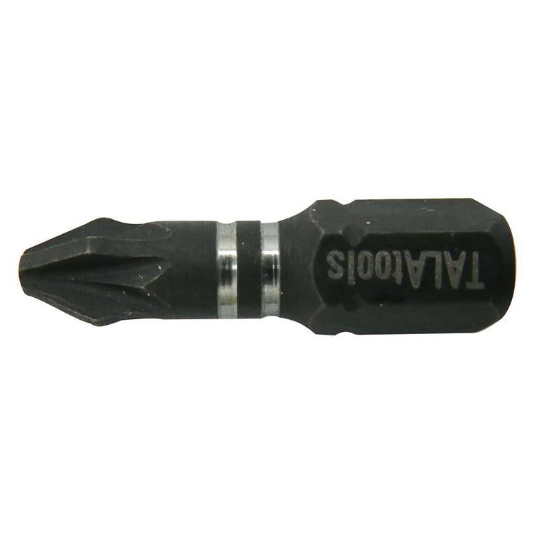 TALAtools Impact Bits PZ2 x 25mm Pack 2 – Watson Hire