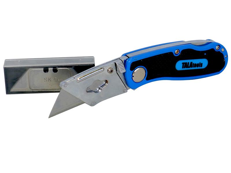 TALAtools Folding Utility Knife with 5 Blades