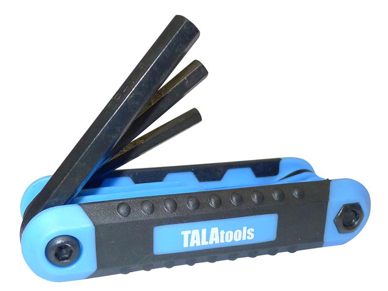 TALAtools Metric Folding Hexagon Key Set, 8 Piece