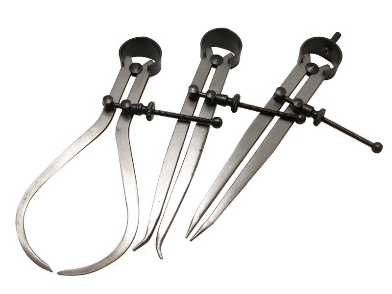TALAtools Spring Calipers and Divider Set, 3 Piece