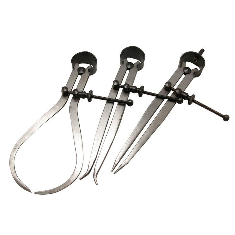 TALAtools Spring Calipers and Divider Set, 3 Piece