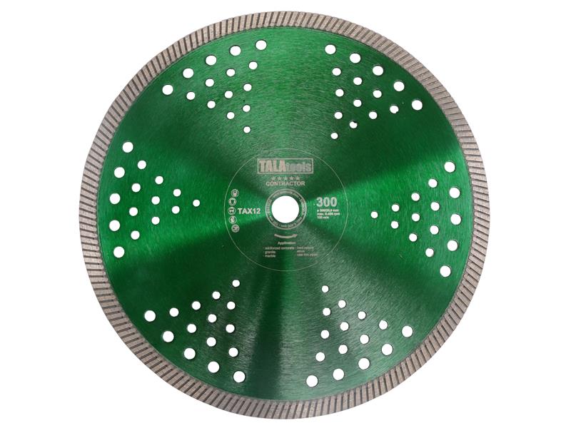 TALAtools Contractor Series Continuous Rim Diamond Blade 300 x 20mm