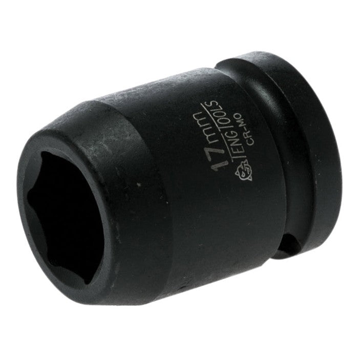 Teng Impact Socket Hexagon 6-Point 1/2in Drive 17mm