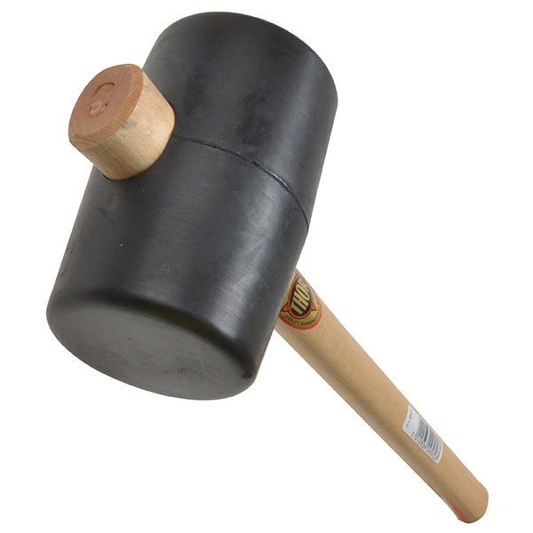 Thor 957 Black Rubber Mallet 90mm 1200g