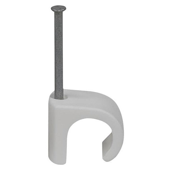 Tillex® Cable Clip Round 12-16 White 2.0 x 35mm Box 100 - Watson Hire