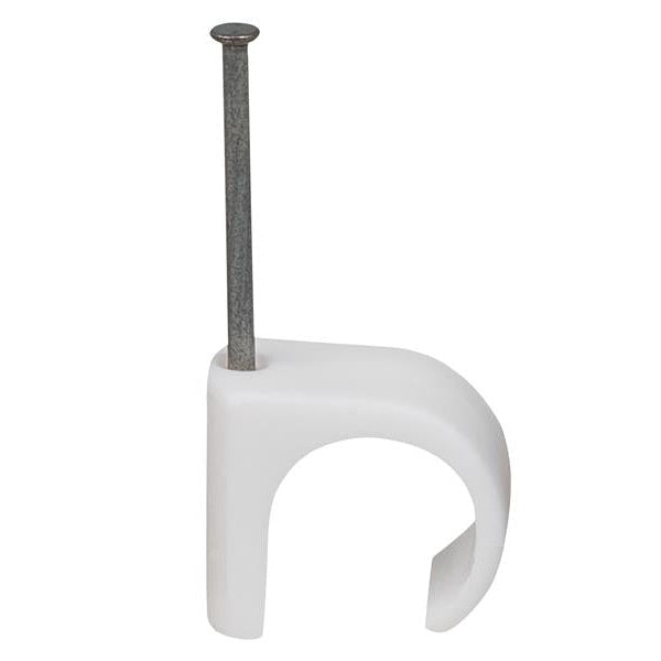 Tillex® Cable Clip Round 18-22 White 2.0 x 45mm Box 100