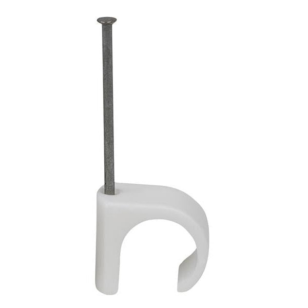 Tillex® Cable Clip Round 18-22 White 2.0 x 55mm Box 100