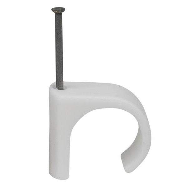Tillex® Cable Clip Round 22-26 White 2.0 x 45mm Box 50