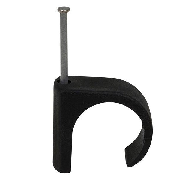 Tillex® Cable Clip Round 22-26 Black 2.0 x 45mm Box 100 - Watson Hire