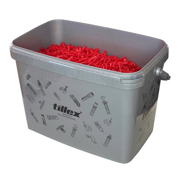 Tillex® Red Collar Plug 5.5 x 35mm Tub 7000
