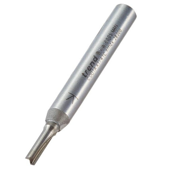 Trend C001A x 1/4 TCT Two Flute Cutter 3.0 x 9.5mm