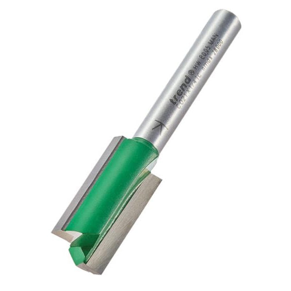 Trend C021 x 1/4 TCT Two Flute Cutter 12.7 x 25.4mm