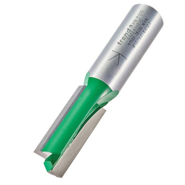Trend C022 x 1/2 TCT Two Flute Cutter 12.7 x 31.8mm