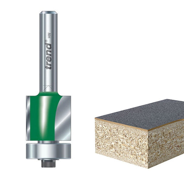 Trend C115 x 1/4 TCT 90° Bearing Guided Trimmer Cutter 9.5 x 12.7mm