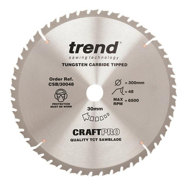 Trend CSB/30048 Craft Pro Saw Blade 300 x 30mm x 48T