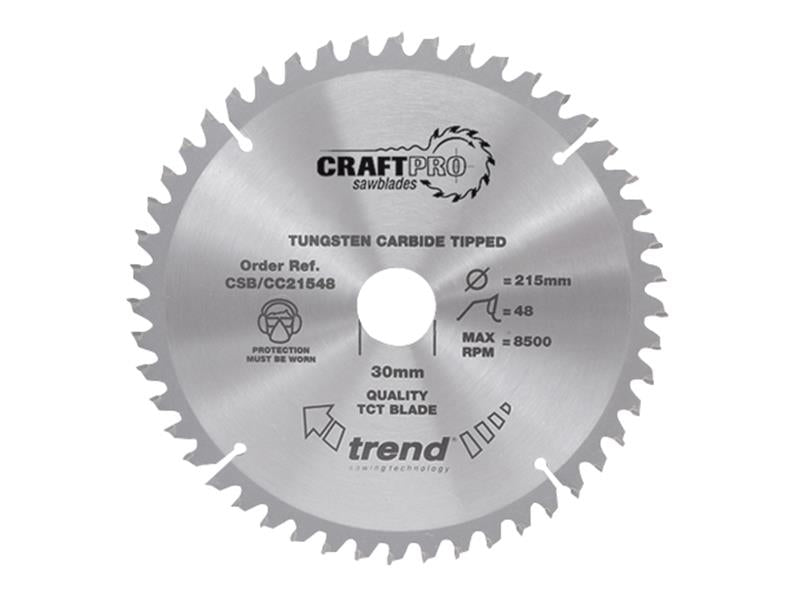Trend CSB/CC25024T CraftPro Mitre Saw Blade 250 x 30mm x 24T