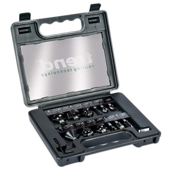 Trend SS8TC 1/4in TCT Router Bit Starter Set, 12 Piece