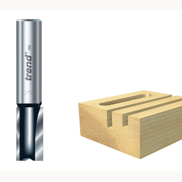 Trend TR37 x 1/2 TCT Two Flute Cutter Long Shank 12 x 63mm