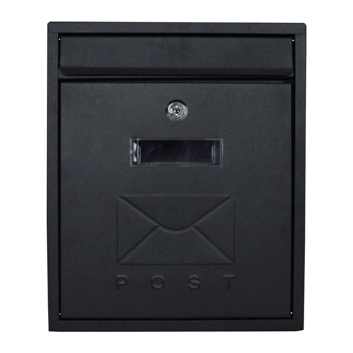 POSTPLUS CONTEMPORARY POST BOX MATT BLACK