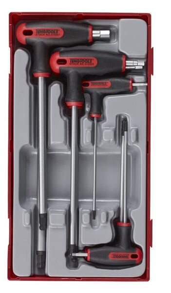TENG TOOL Hex Key set T Handle BP 7 Pieces